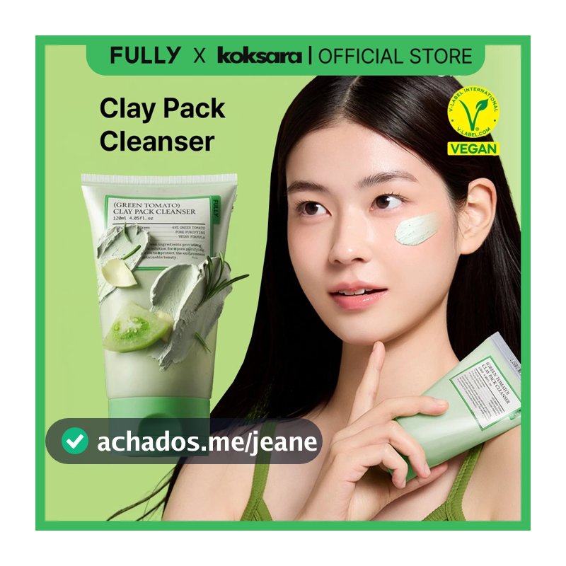 [OFFICIAL] FULLY Green Tomato Clay Mask Cleanser 120ml, 30ml