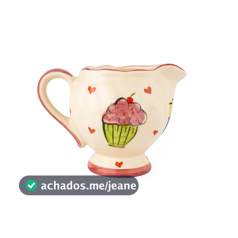 Molheira Jarra em Cerâmica 720ml Artesanal Cozinha Molhos Caldos Cremes Mantegueira