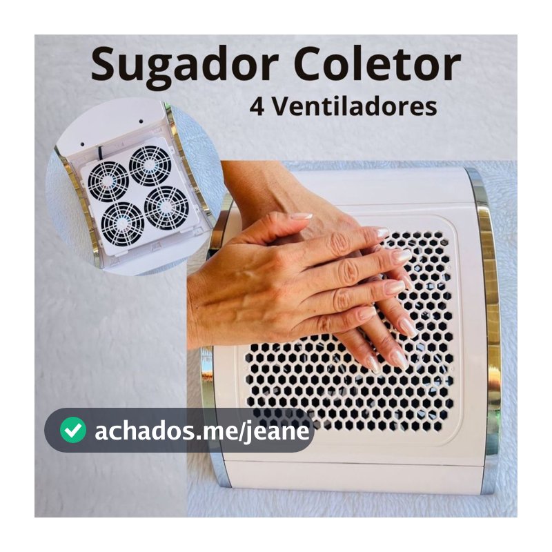 Aspirador Sugador Coletor com 4 Coller ( Ventilador) bivolt Menor preço Shoppe envio rápido