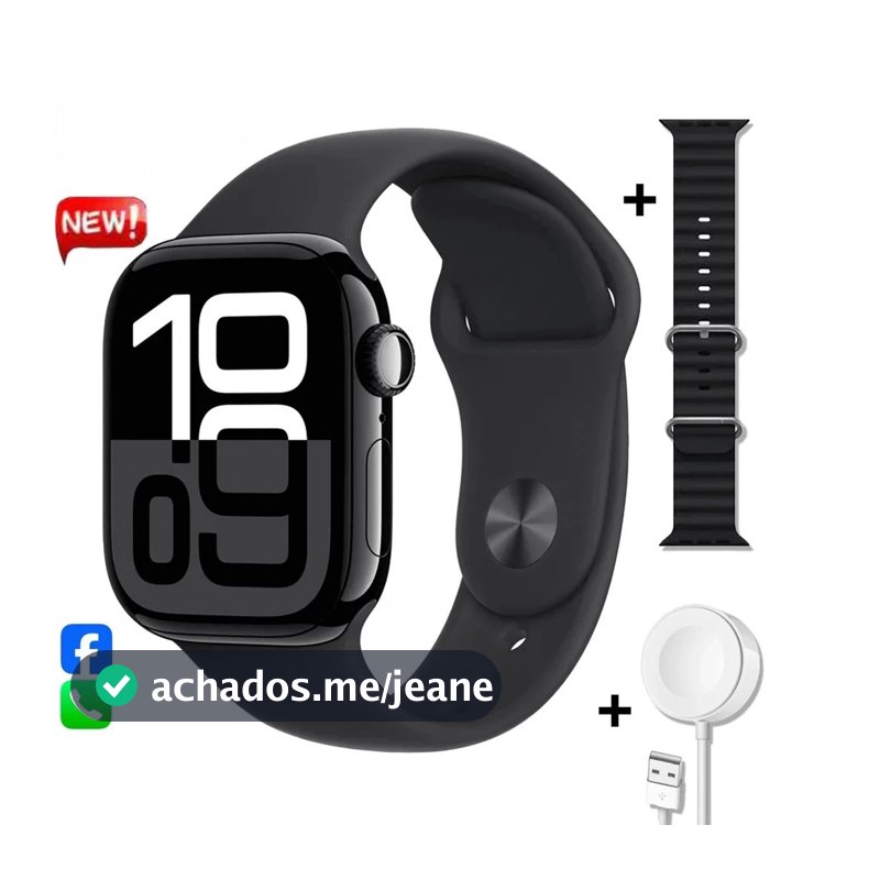 Relógio esportivo unissex smartwatch 2025 original novo C10 PRO WATCH sem fio para Android e iOS