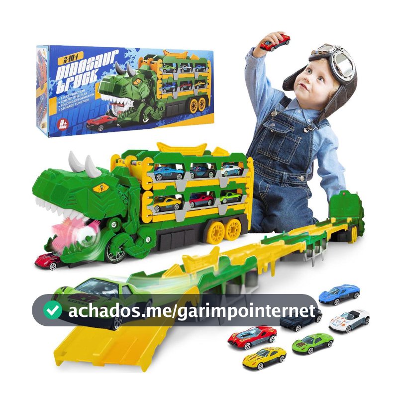 Caminhão De Engolir Dinossauro - A Diversão Está Garantida! 🚗  YM5500