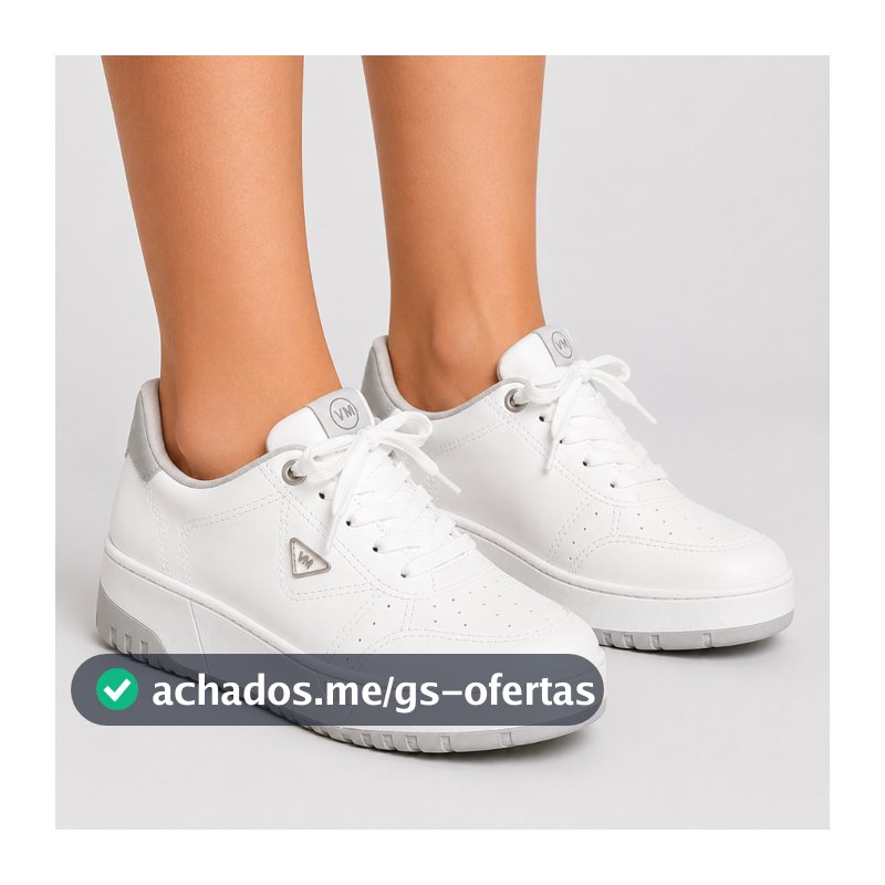 Tênis Feminino Via Marte Plataforma Sneaker Original Confortável Estiloso Design em Nobuck