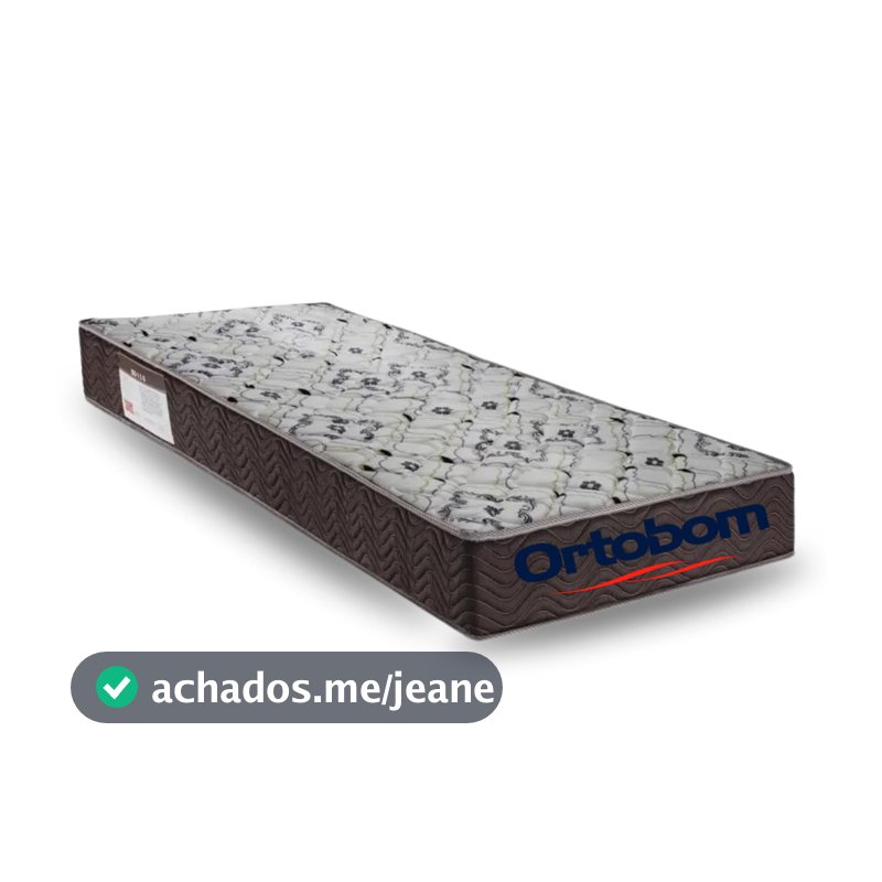 Colchão Solteiro 88x188 Espuma D45 Ortobom