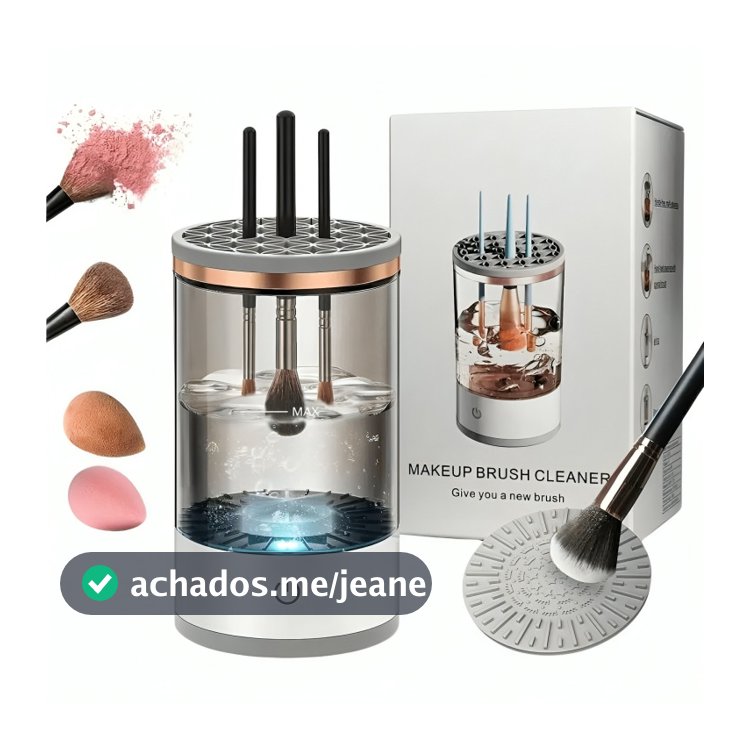 Limpador de Pincel Maquiagem Secador USB Limpador de Pincéis De Maquiagem Elétrico Automático Porta Pincéis Maquiagem