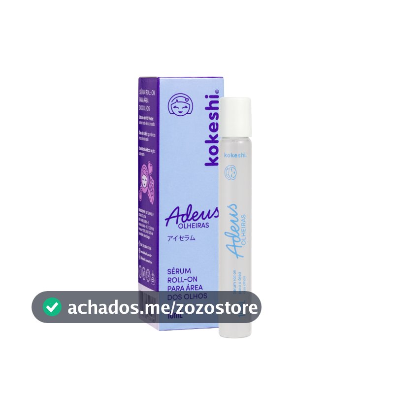 Sérum Roll-On Área dos Olhos Adeus Olheiras 10ml Kokeshi