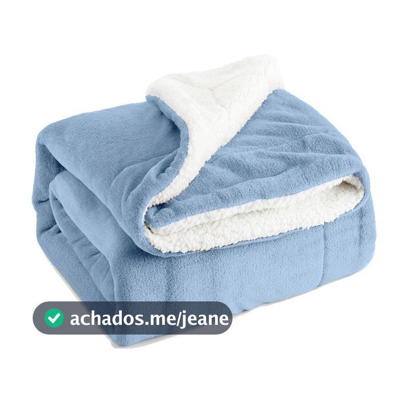 Coberdrom Bebê Sherpa dupla face varias estampas e cores