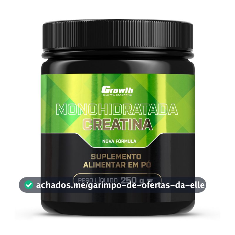Creatina Monohidratada - Growth Supplements - Sem sabor em pó