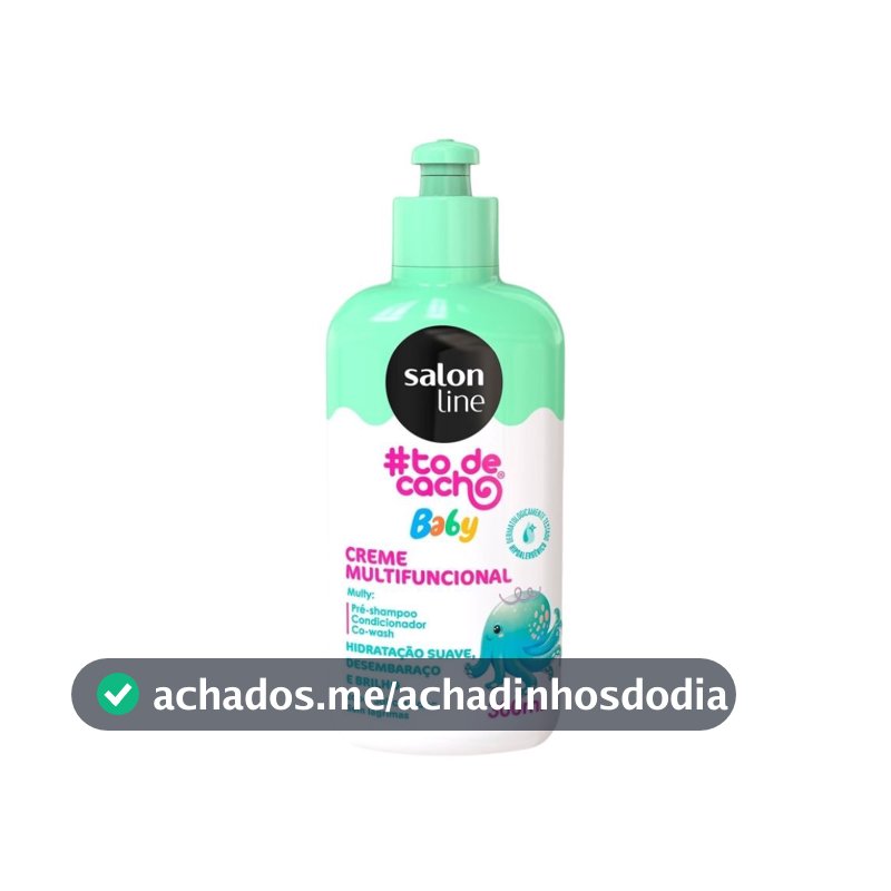 Creme Multifuncional Infantil Salon Line #Todecachinho Baby 300Ml