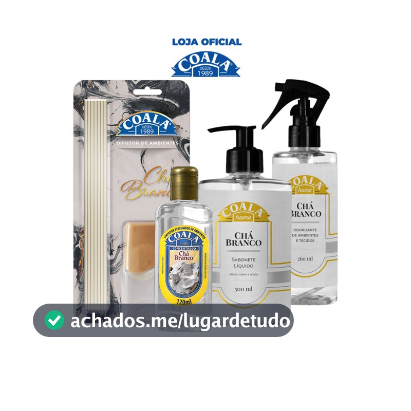 kit Coala Home Chá Branco