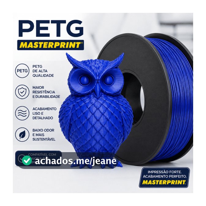 Filamento PETG Premium Masterprint e FusionX High-Speed 1Kg 1.75mm l impressora 3D