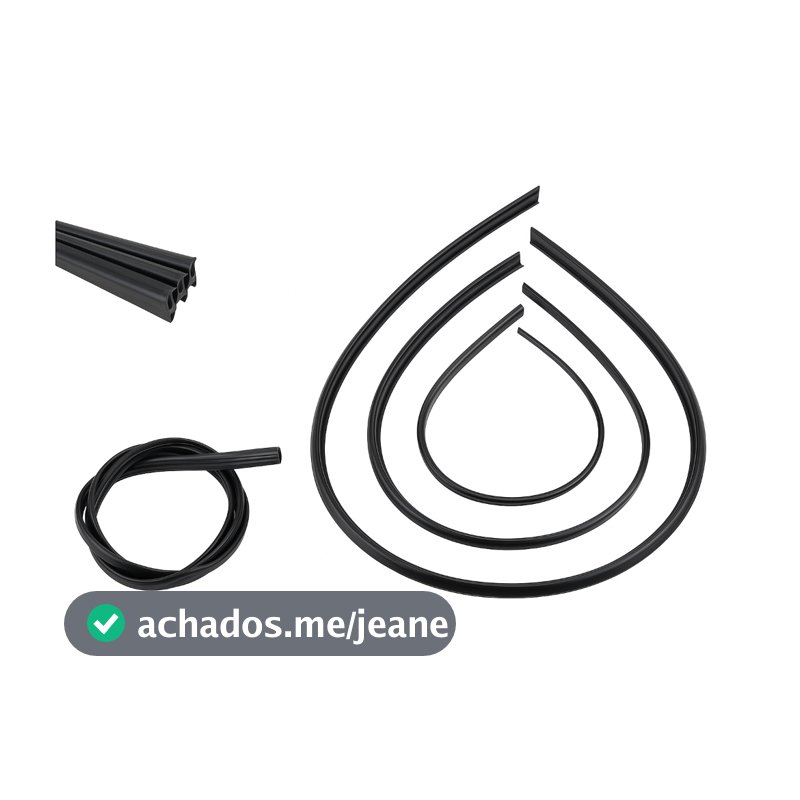 Refil de Palheta Para Limpador De Parabrisa Automotivo Silicone 3 Unidades