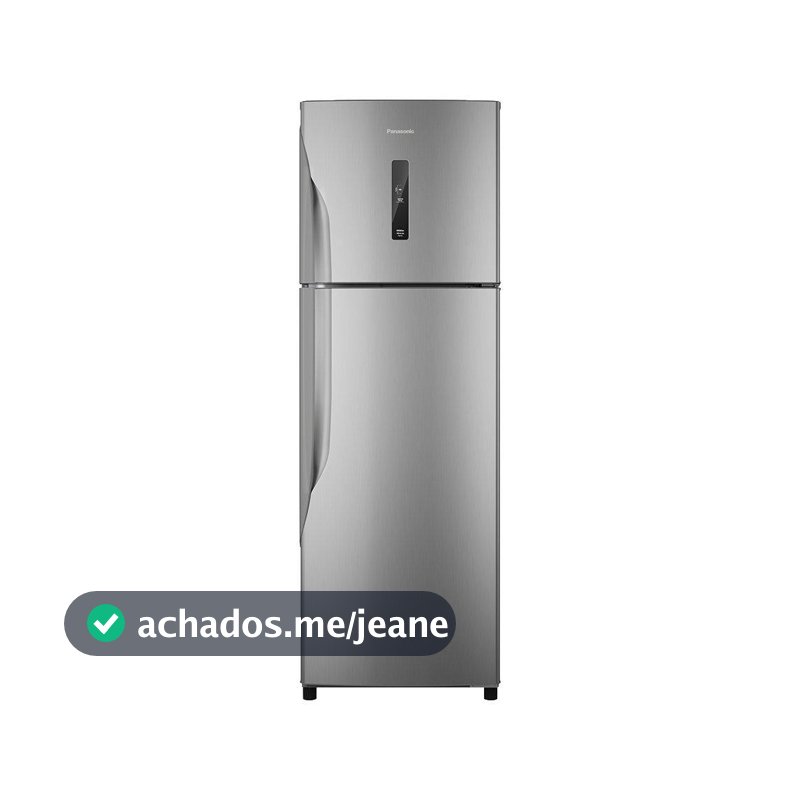 Refrigerador Panasonic 391Litros BT44PV3X  2 Ports, Inverter, Frost Free, Inverter, Painel Eletrônico, Aço Escovado 110v