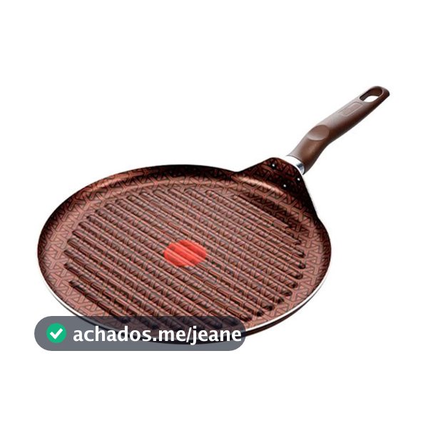 Grill Antiaderente Resist 5X Redondo Expert 30cm Rochedo