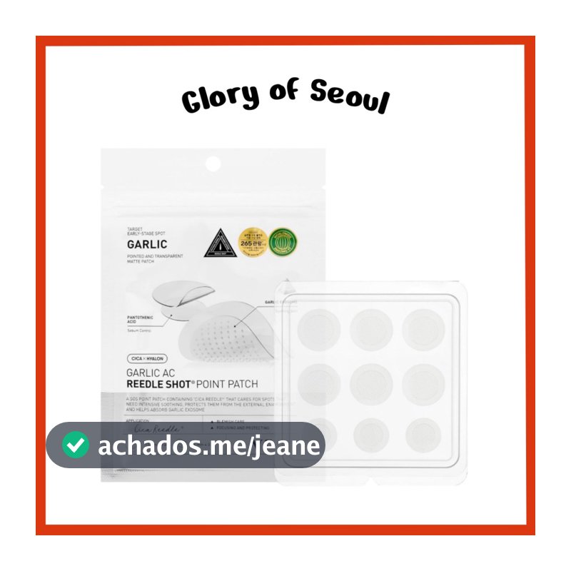 VT COSMETICS Alho AC Reedle Shot Point Patch, patch spot para manchas em estágio inicial (9 patches)