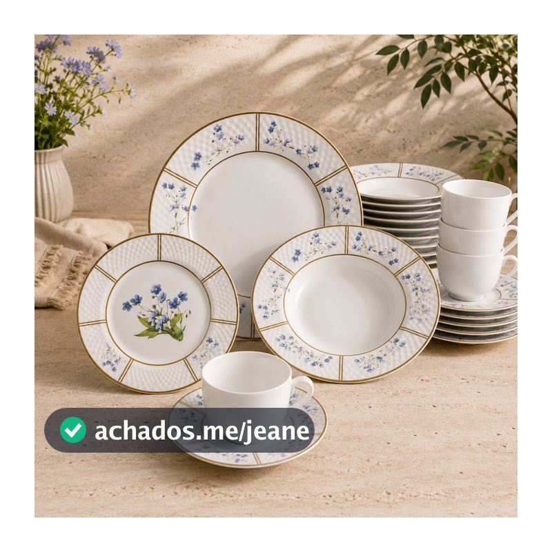 Aparelho De Jantar Com 20 Peças Heritage Alleanza