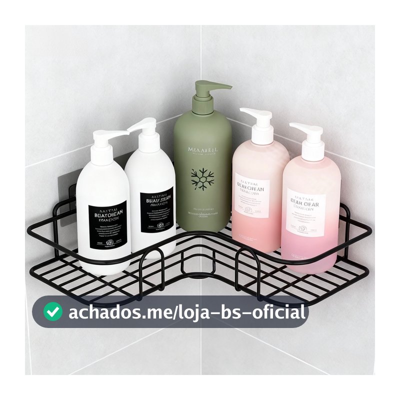 Suportes Porta Shampoo Organizador de Metal Para Banheiro Cozinha Prateleira Com Adesivos YY122