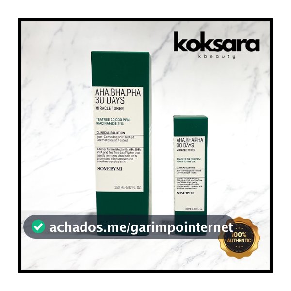 Some By Mi Aha Bha Pha 30 Days Miracle Toner 2 Types (30ml,150ml)