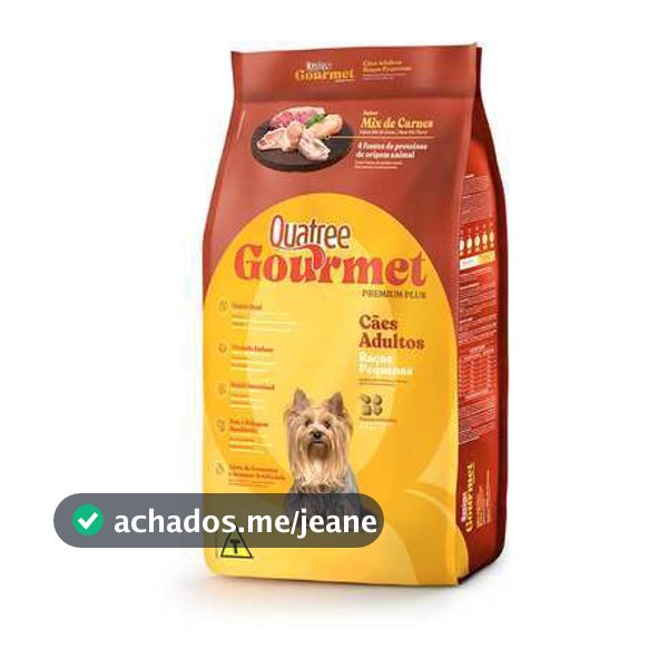 Ração Quatree Gourmet Adulto Raças Pequenas 10,1 kg