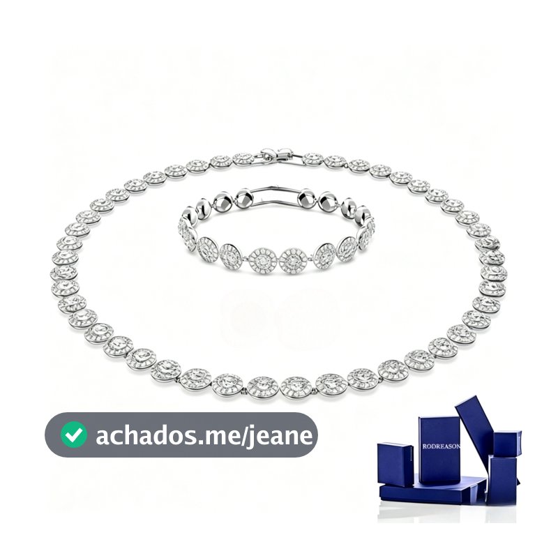 RODREASON Joia Colar Para Mulheres Moda Diamante Pingente Cristal Presente
