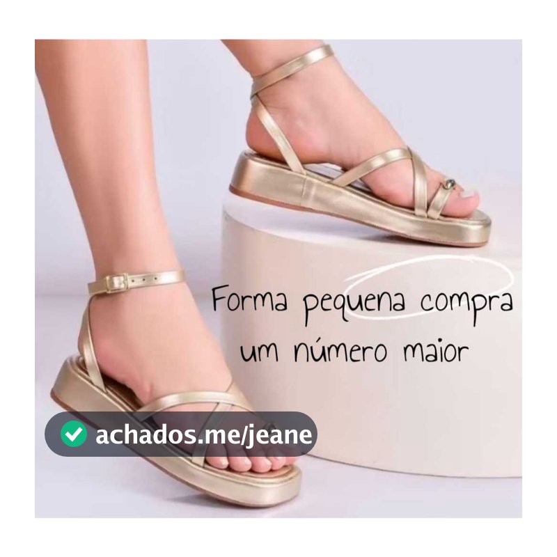 Sandália Feminina Confortável | Moda Casual e Elegante REF.2025/16