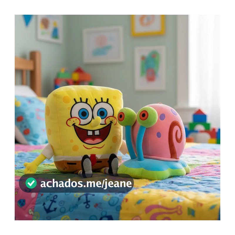 Boneco Pelúcia Bob Esponja Grande 30 cm Imperdível Brinquedo Decoração