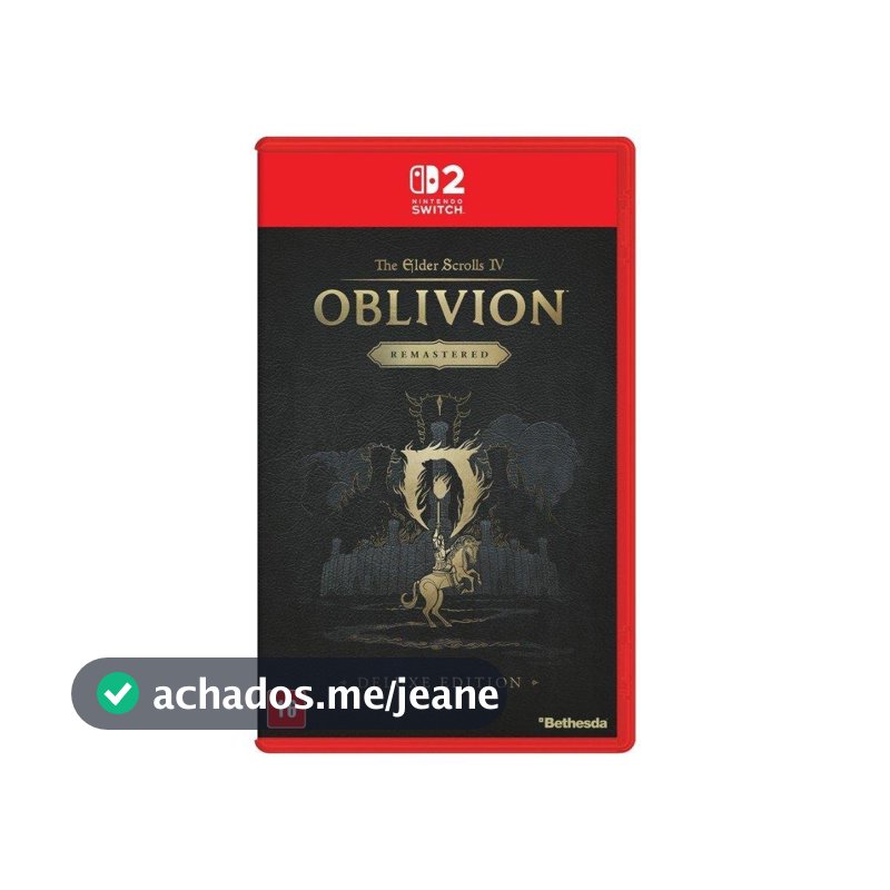 The Elder Scrolls IV Oblivion Remastered Edição Deluxe, Nintendo Switch - MS000002NSW