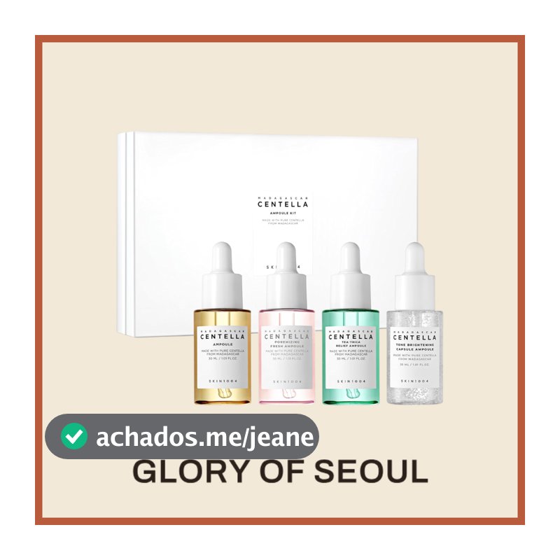 SKIN1004 Madagascar Centella KIT (Tea-Trica Relief Ampoule + Madagascar Centella Asiatica Ampoule + Tone Brightening Capsule Ampoule + Poremizing Fresh)