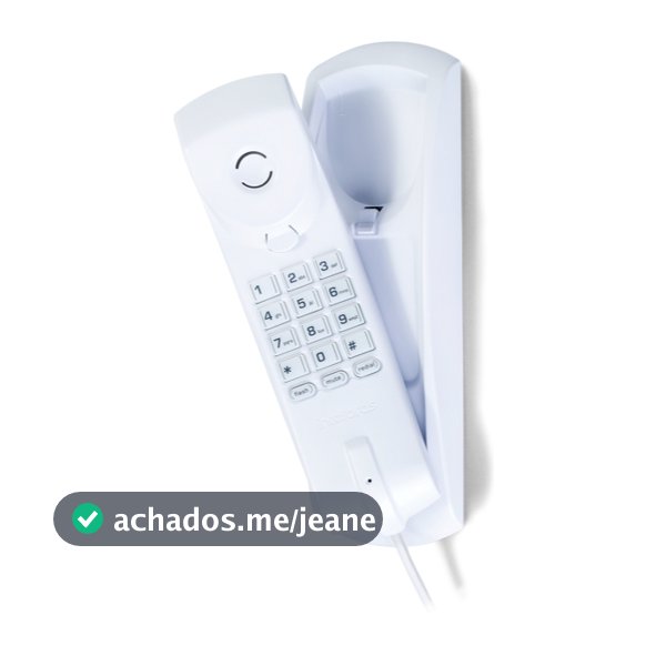 Telefone Interfone Gôndola Intelbras TC 20 Branco - Casa, Apartamento e Prédio