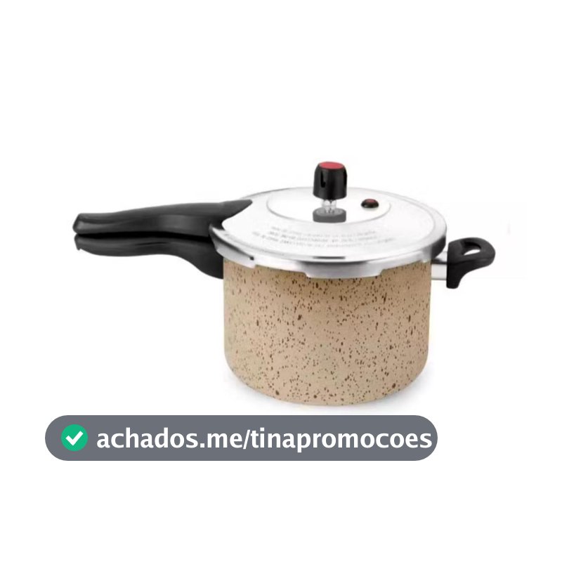 Panela Pressão 4,5 Litros Fechamento Externo Antiaderente Teflon Varias Cores Cozimento Rapido