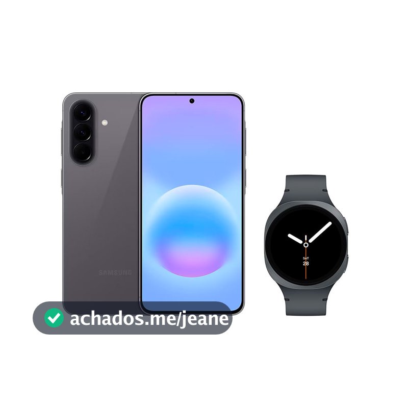 Galaxy A57 5G (256GB) - Cinza + Galaxy Watch8 BT 40mm - Grafite