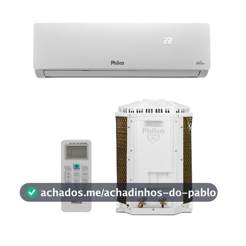 Ar Condicionado Split Philco Hi Wall Inverter 9.000 BTU/h Frio Monofásico Branco PAC9FC 220V