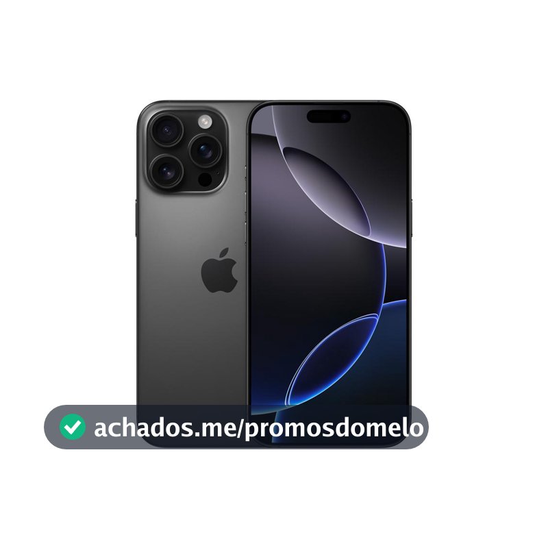 Usado: iPhone 16 Pro Max 256GB Preto Muito Bom - Trocafy - Apple