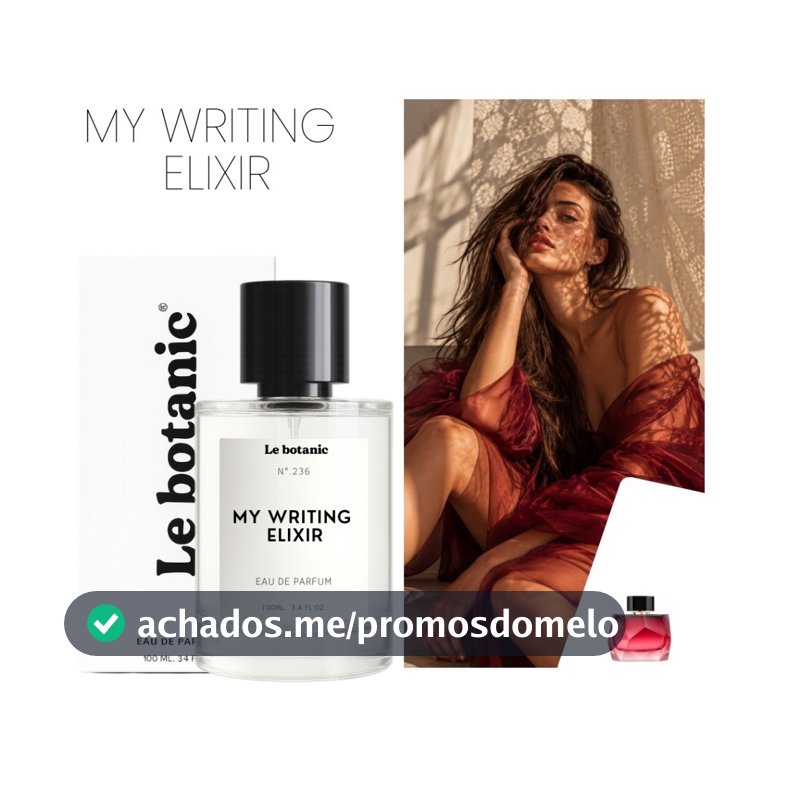 Perfume My Writing Elixir - Le botanic - Alta Fixação