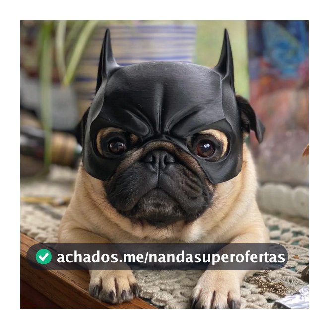 BATDOG A Máscara do Batman Para Cachorros Pet Fantasia Cães Pequenos Pug/Bulldog Acessório Pet  Geek