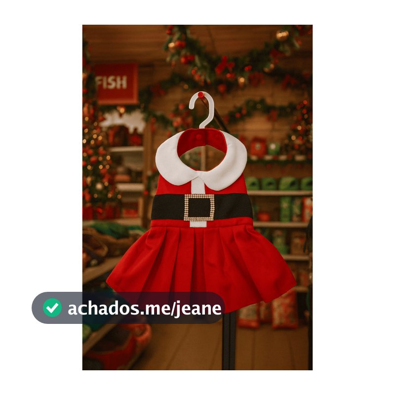 Camiseta Pet Mamãe Noel