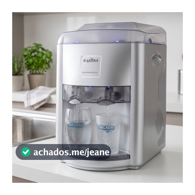 Purificador De Agua Latina PA335 Prata Bivolt Comprar Filtro Gelada Refrigerado