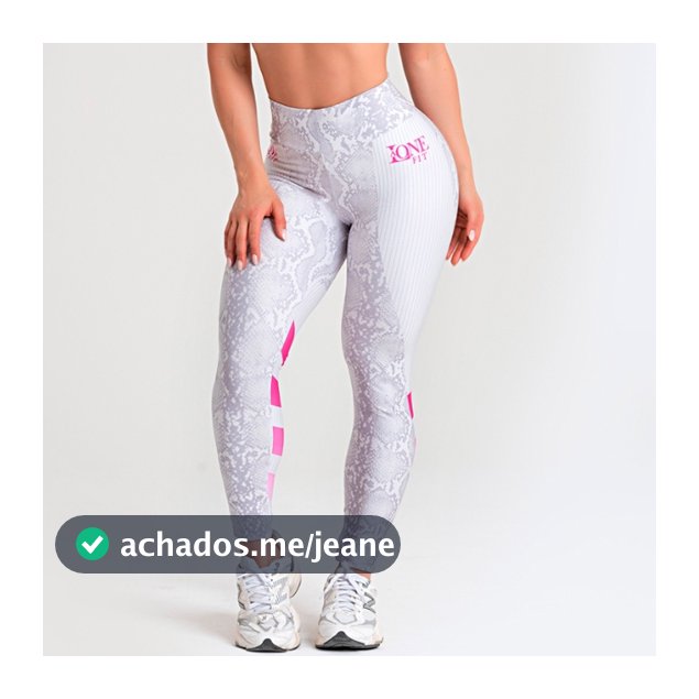 Calça Legging Fitness Feminina Academia Esportiva Cintura Alta Treino Zero transparência Alta compressão - BUZIOS