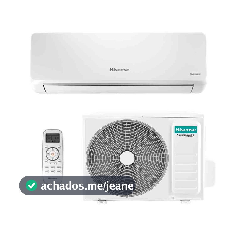 Ar Condicionado Split Inverter Hisense R-32 Hi-wall 9000 Btus Quente e Frio Wi-fi 220v