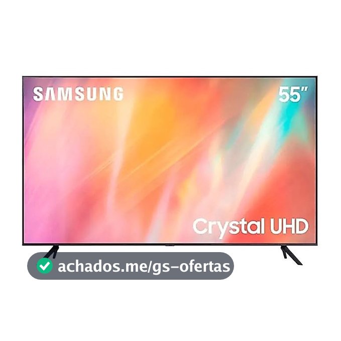 Smart TV Samsung 55” Crystal UHD 4K Tizen LED Bivolt Wi-Fi