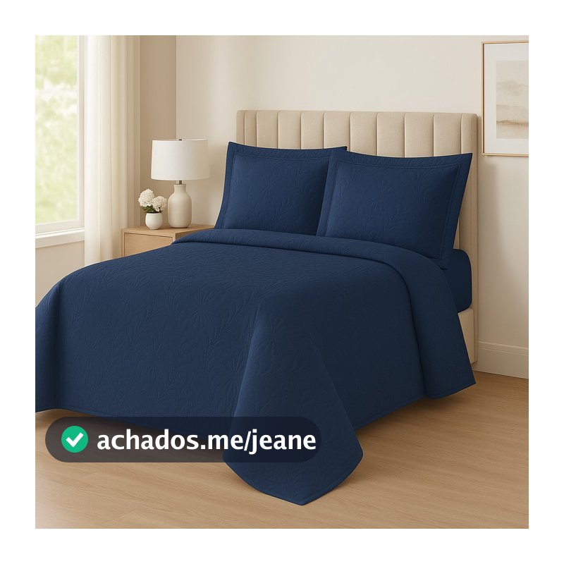 Colcha Cobre Leito Só Belle 400 Fios Para Cama Solteiro/Casal e Queen Confortável e Elegante