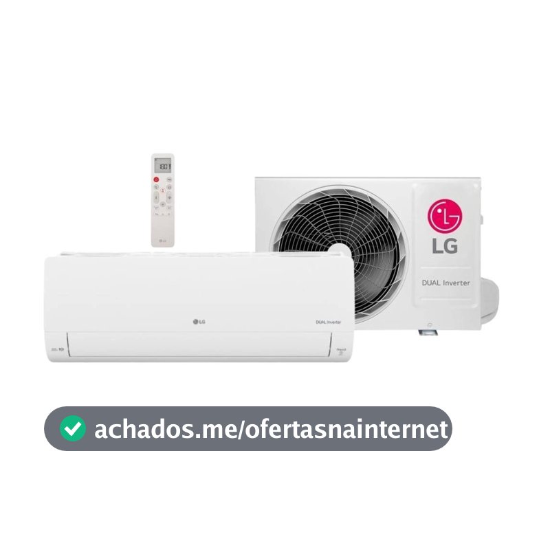 Ar Condicionado LG DUAL Inverter AI Voice 9000 BTUs Quente e Frio 220V S3-W09AA31E