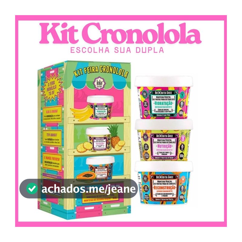 Kit Be(M) Dita 100g Lola Cosmetics – Escolha Sua Dupla Perfeita e Transforme Seus Fios!