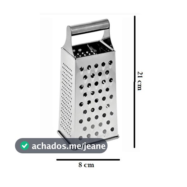 OFERTA Ralador Top Útil 22x8Cm Prático E Fácil de Aço 4 Faces Inoxidável Multifuncional Legumes Queijos