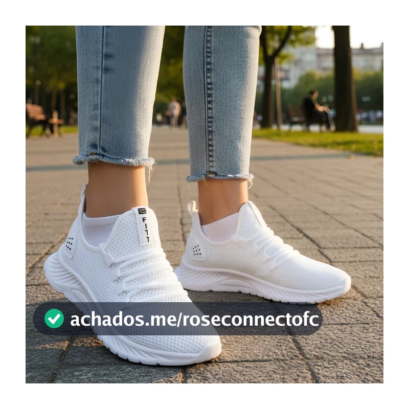 Tênis branco Limited  Leve Confortável Academia Caminhada Corrida Leve Sola