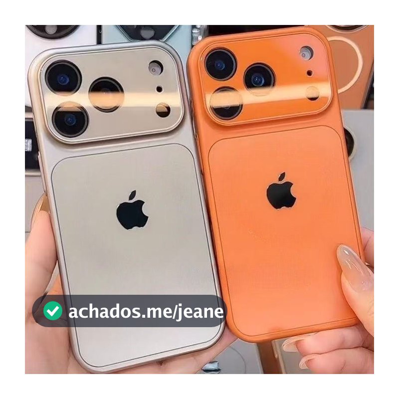 Nova Capa Armadura De Vidro À Prova De Choque nano AG Para iPhone 18 17 16 15 14 13 16 Pro Max E 12ProMax Traseira Rígid