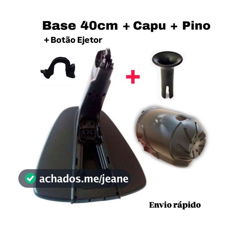 Base Para Ventilador Arno 40cm Com Pino, Capu e Botão Ejetor Peças Originais Pé Para Ventilador Arno 40cm Silence Force