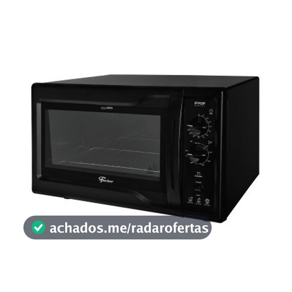 Forno Eletrico Fischer Pop Grill Bancada 44L Black 127V - 34313 - 94808