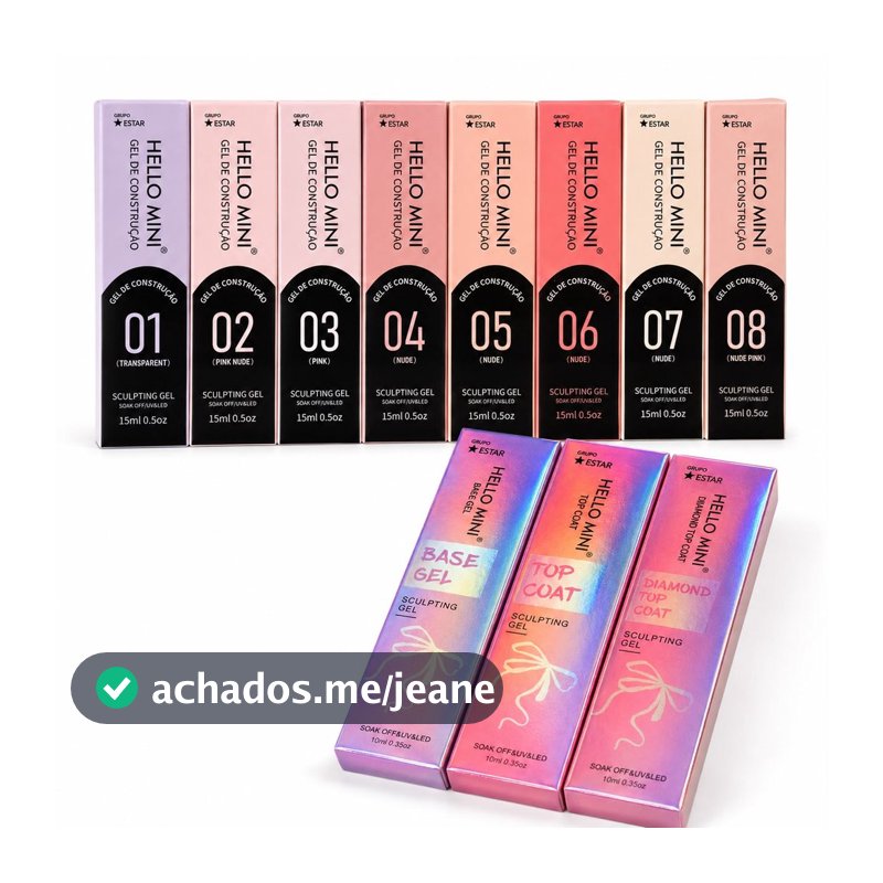 Gel Construtor em Refil Sculpting 15ml - Hello Mini