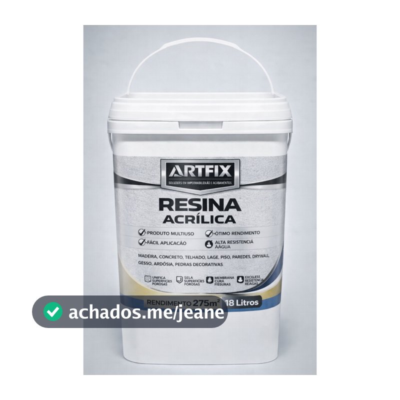 Resina 18L Seladora Alta Resistência