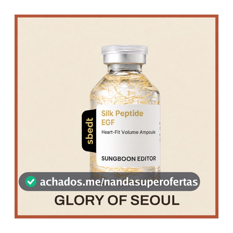 SUNGBOON EDITOR Peptídeo De Seda EGF Ampola De Volume Heart-Fit 40ml